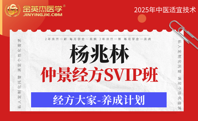 2025年中医杨兆林仲景经方线上SVIP课程